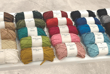 これからの季節に！洗えるマニラヘンプヤーン